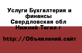 Услуги Бухгалтерия и финансы. Свердловская обл.,Нижний Тагил г.